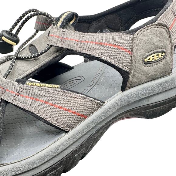 Keen | Men | Venice H2 Red Gray Outdoor Hiking Waterproof Sandals | Size 11